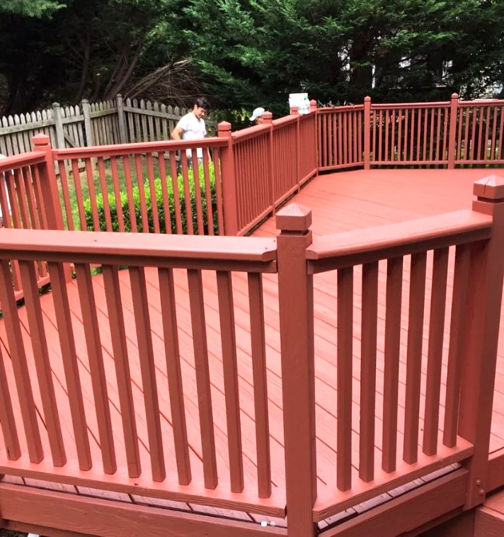 Deck work completed for a homeowner in Maryland